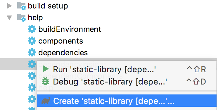 运行 Gradle 任务 运行 Gradle 任务