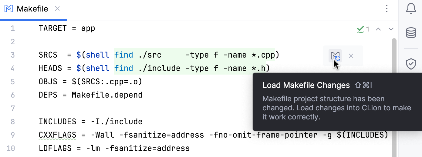 Makefile 重新加载通知 Makefile 重新加载通知