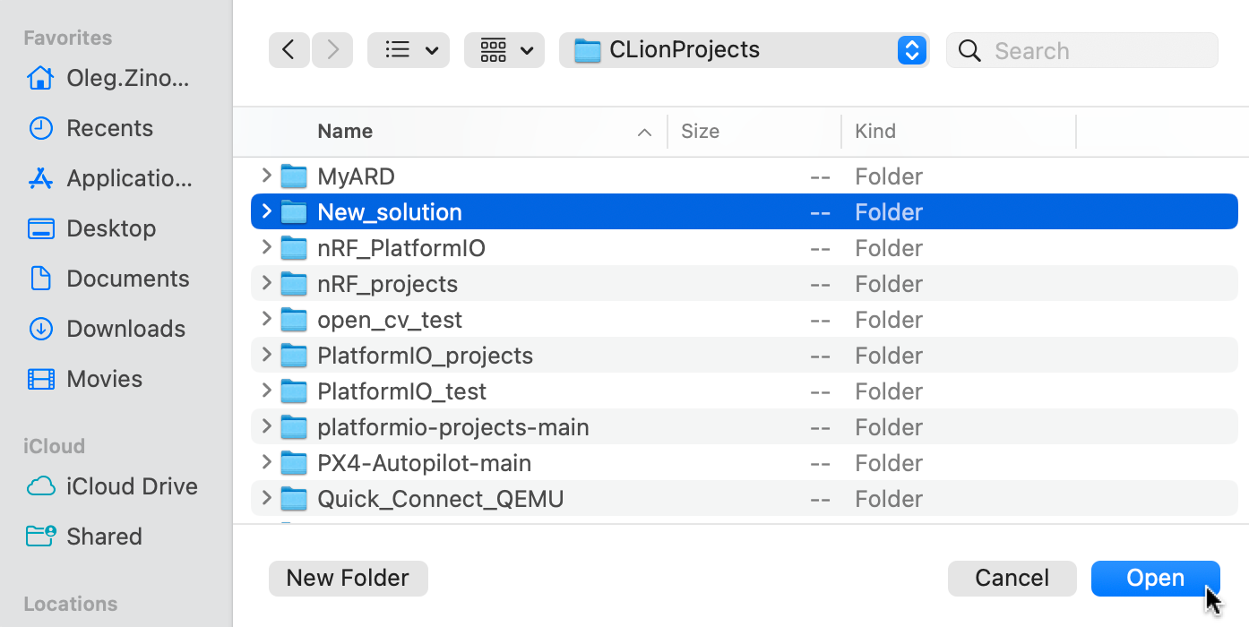 打开一个非 CMake 项目的文件夹 打开一个非 CMake 项目的文件夹