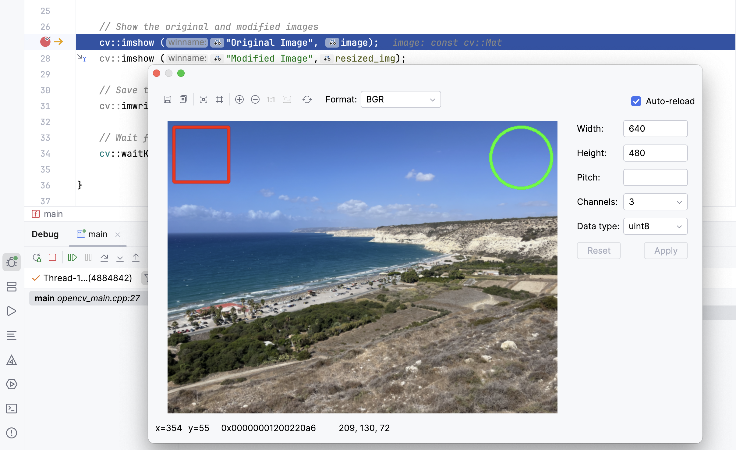查看 OpenCV 图像 查看 OpenCV 图像