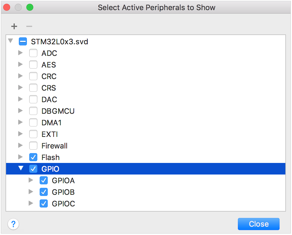 select peripherals to view select peripherals to view