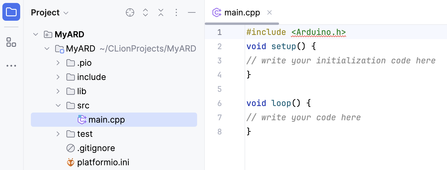 Arduino 特定的源代码存根 Arduino 特定的源代码存根