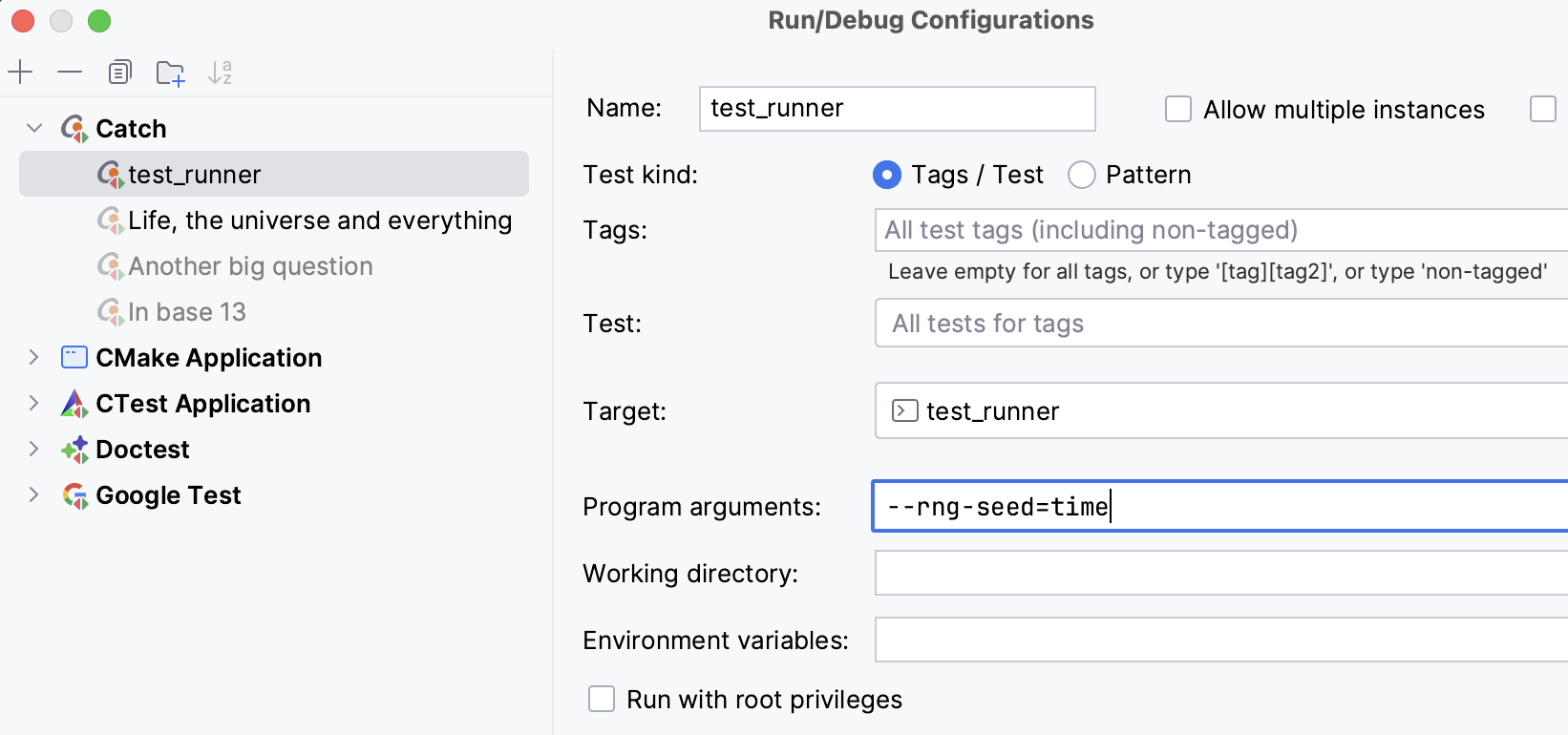 指定 rng-seed 指定 rng-seed