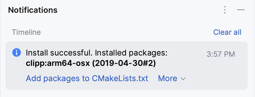 将包添加到 CMakeLists.txt