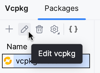 编辑 vcpkg 图标