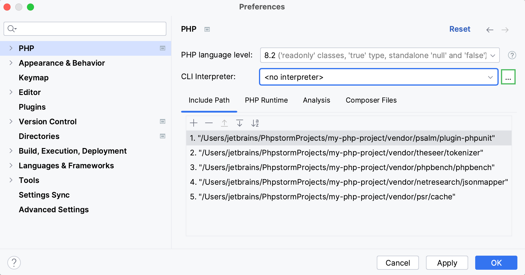 Open the CLI Interpreter dialog Open the CLI Interpreter dialog