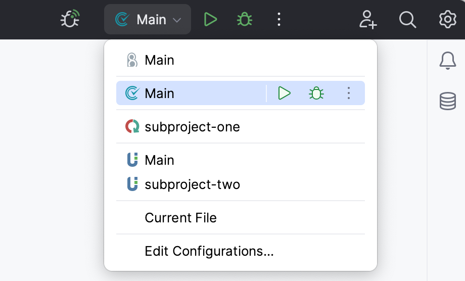 Codeception run/debug configurations Codeception run/debug configurations
