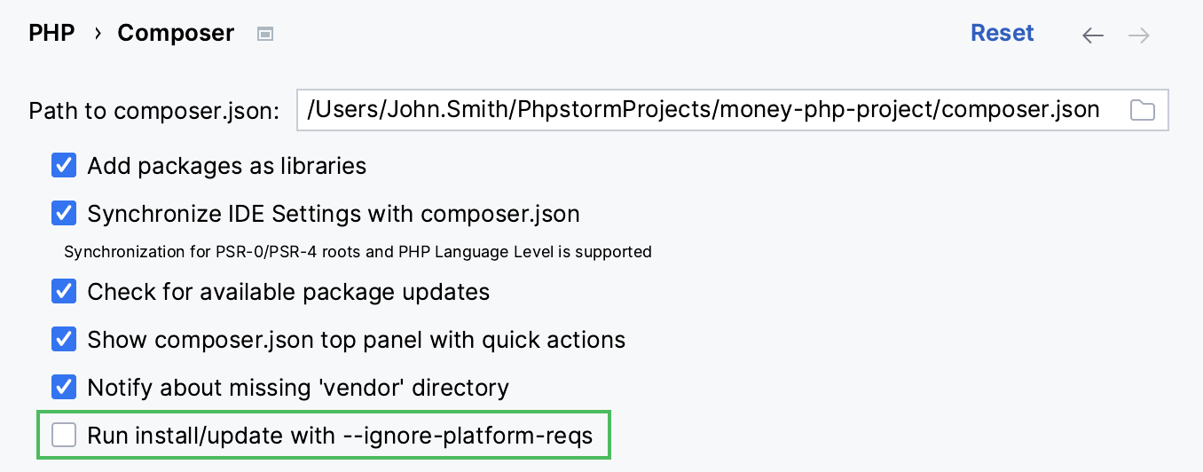 Enable Composer option in settings Enable Composer option in settings