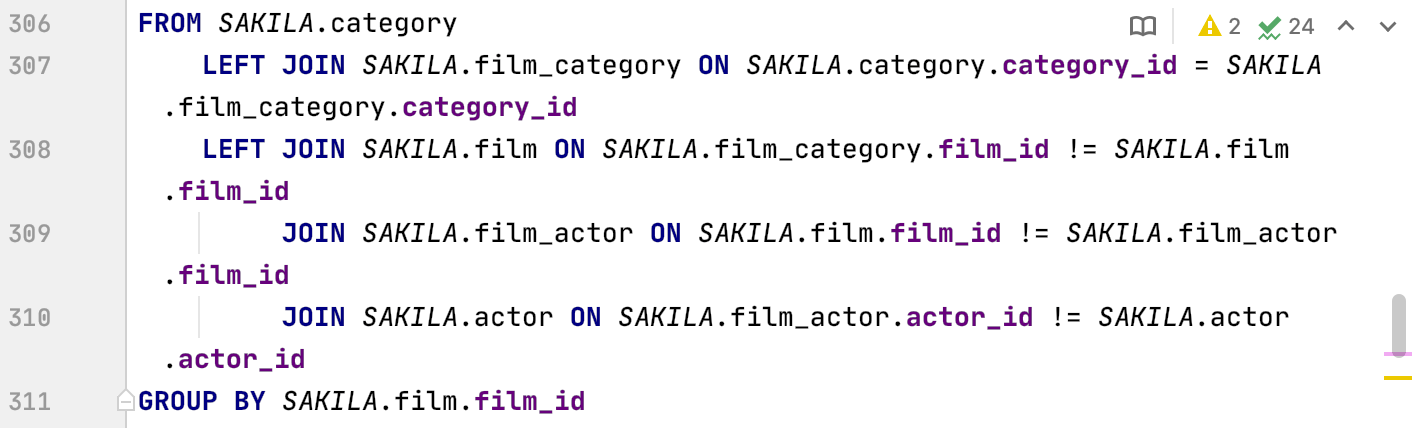 Font ligatures unselected Font ligatures unselected