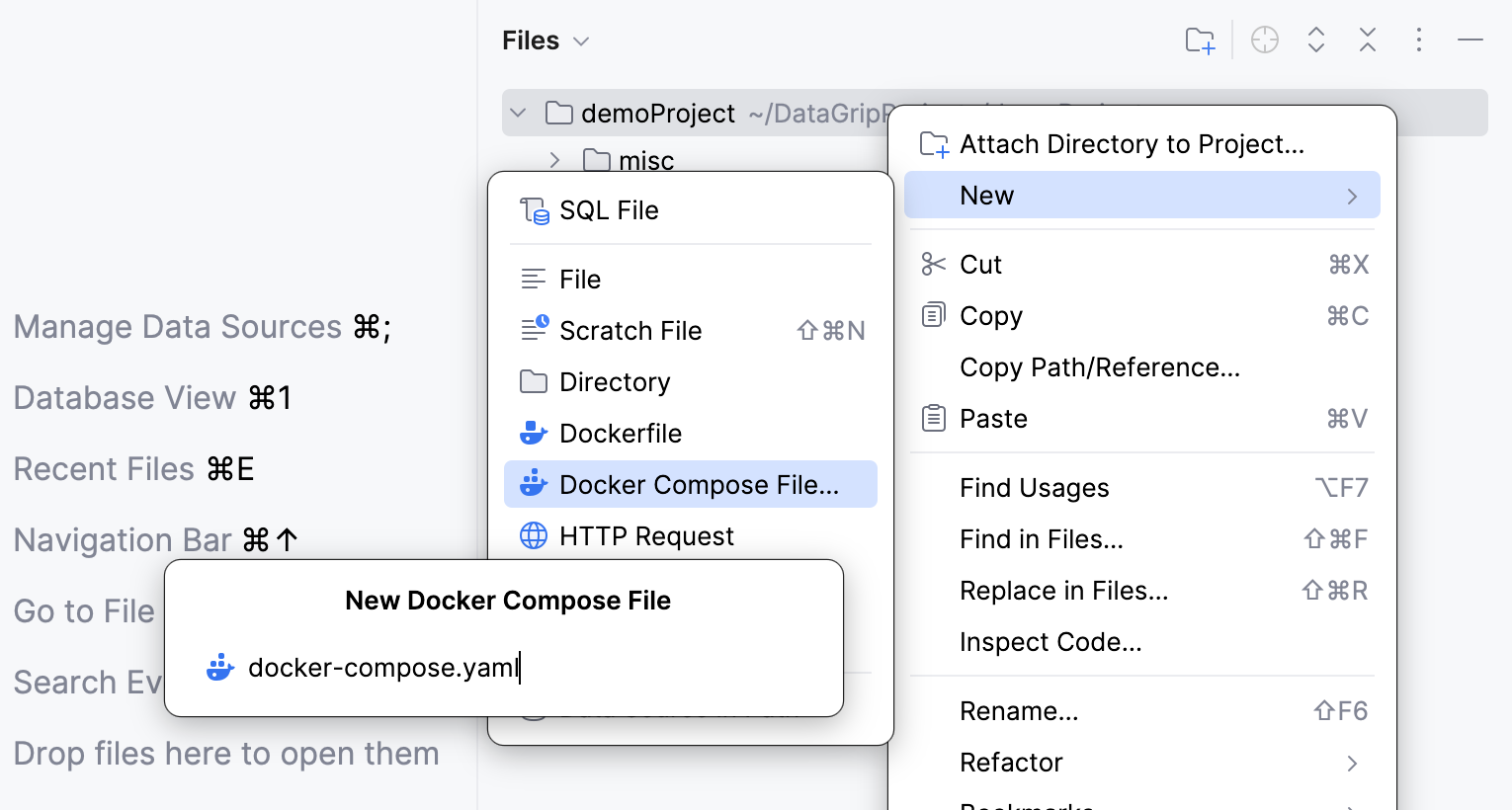 Create a docker-compose.yml Create a docker-compose.yml