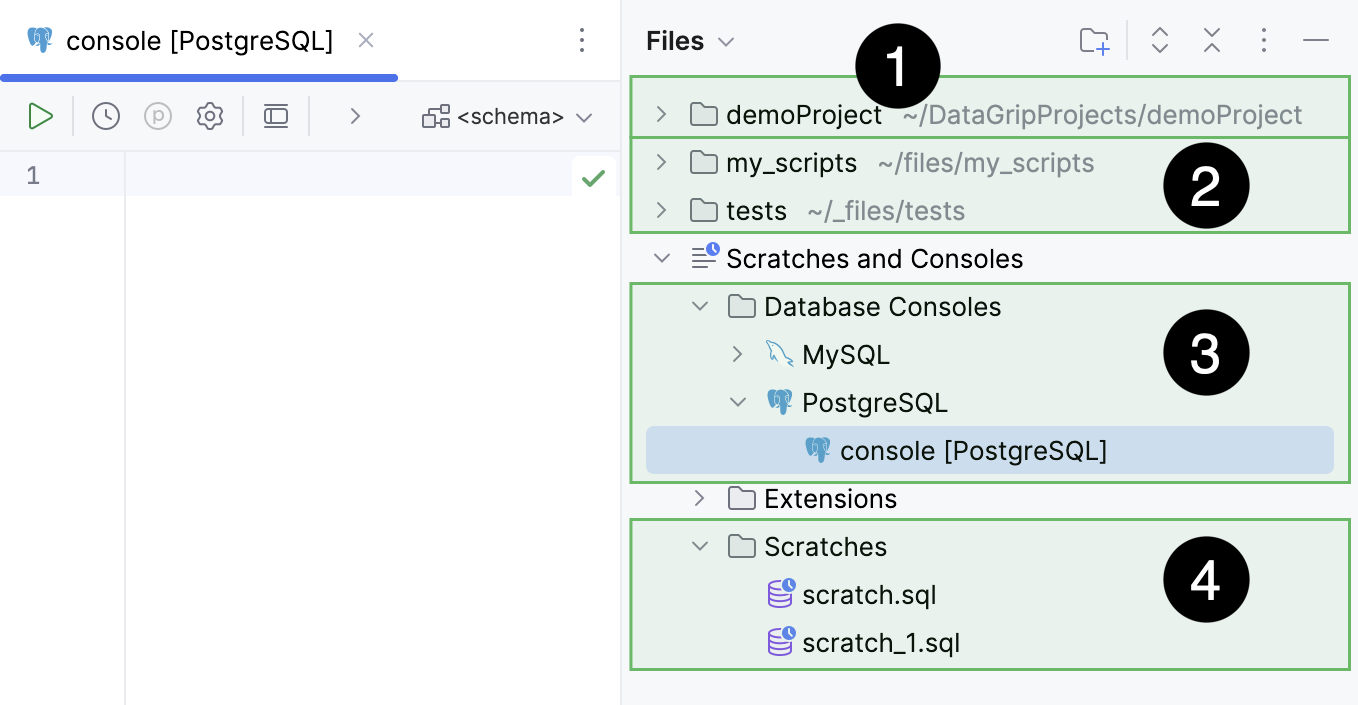 Location of files Location of files
