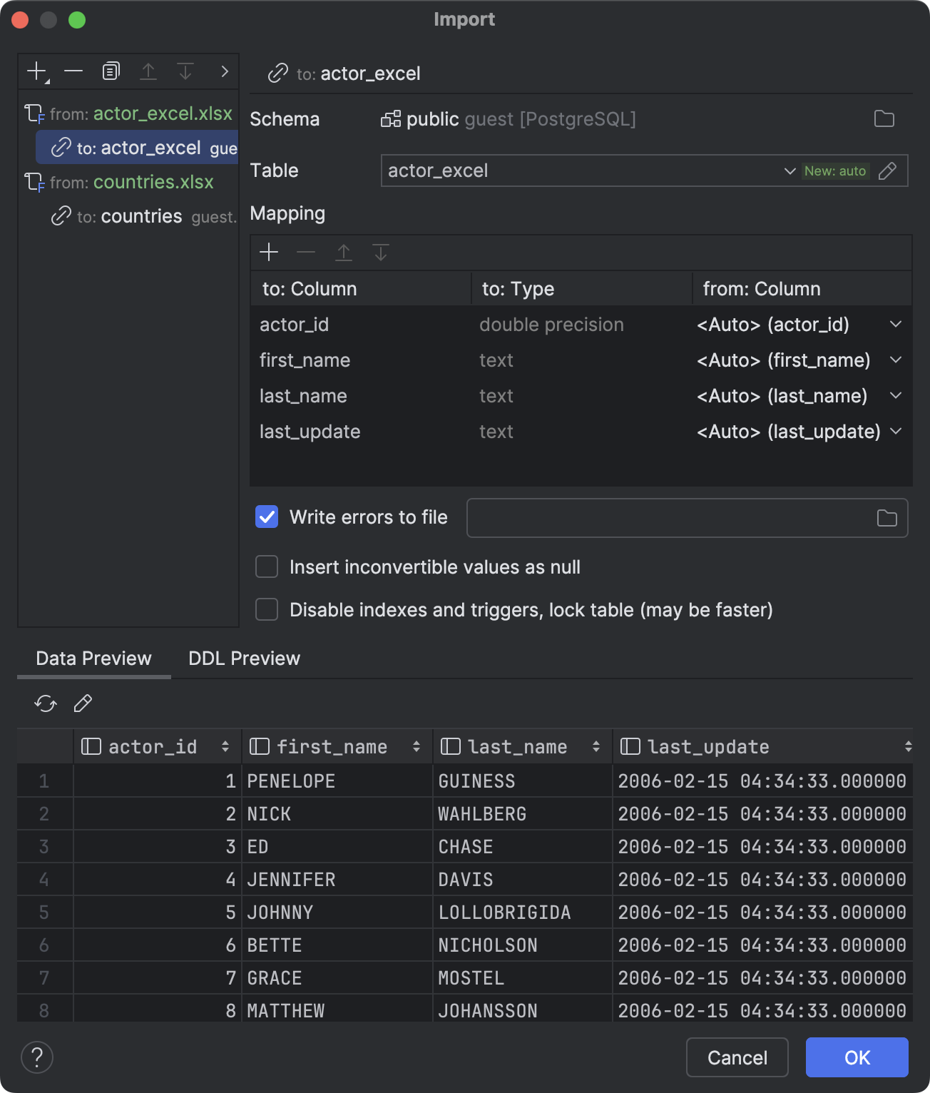 Data loaders | PyCharm Documentation