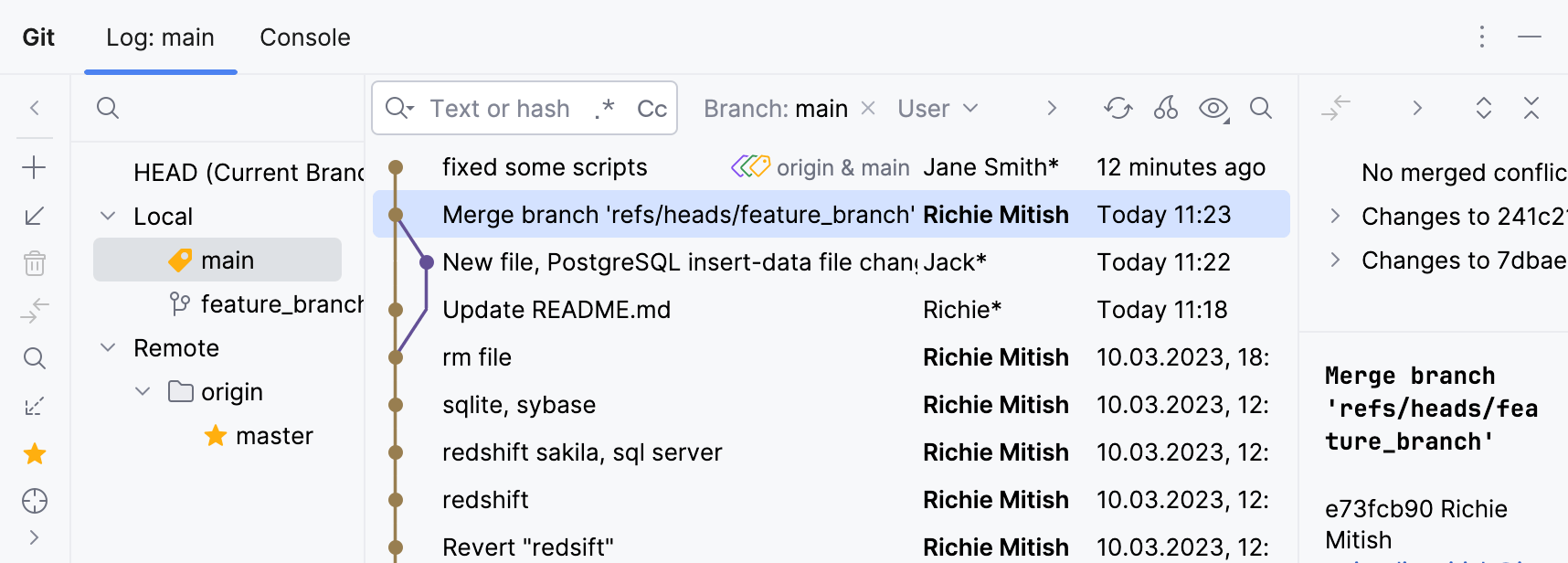 merge commit merge commit