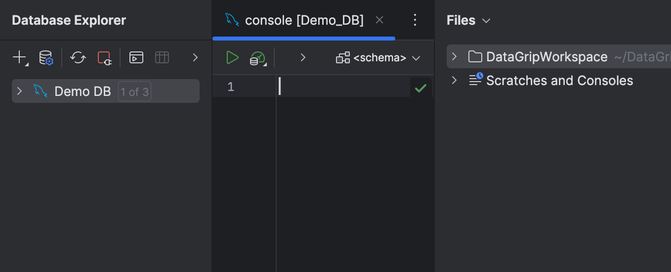 Quick start guide | DataGrip Documentation