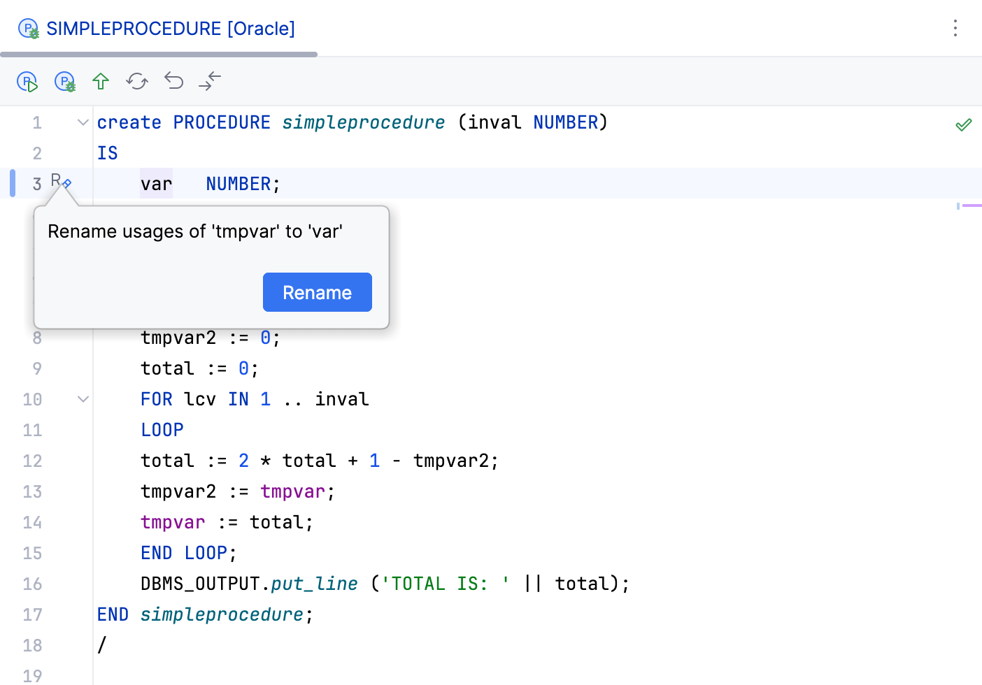 Rename inline Rename inline