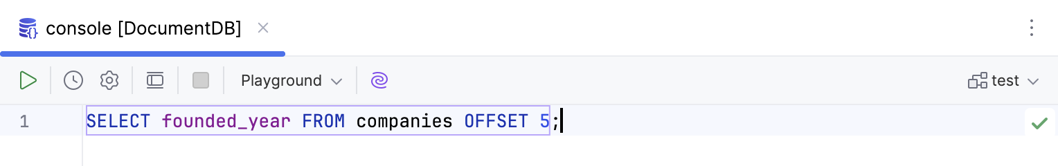 OFFSET OFFSET