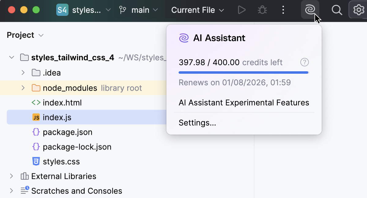 Check AI Assistant installation