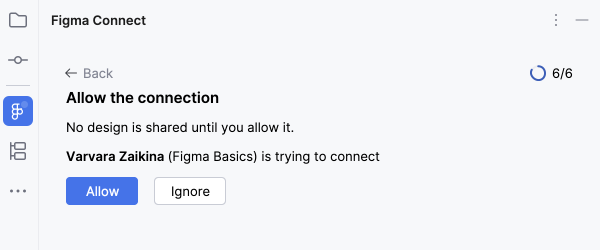 Allow connection