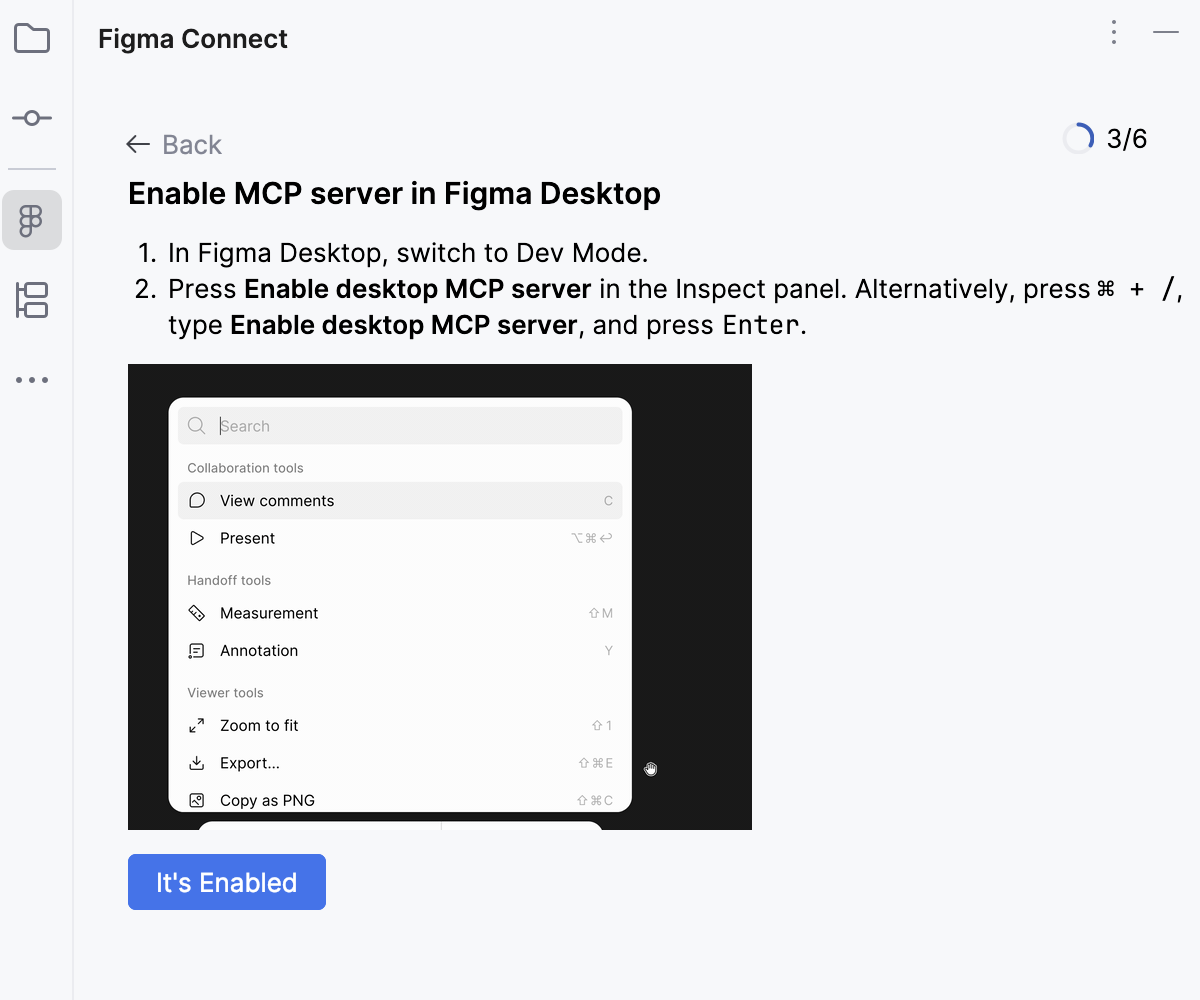 Enable Figma Desktop MCP server
