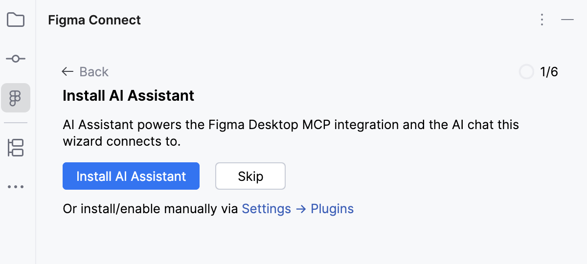 The AI Assistant plugin installation dialog