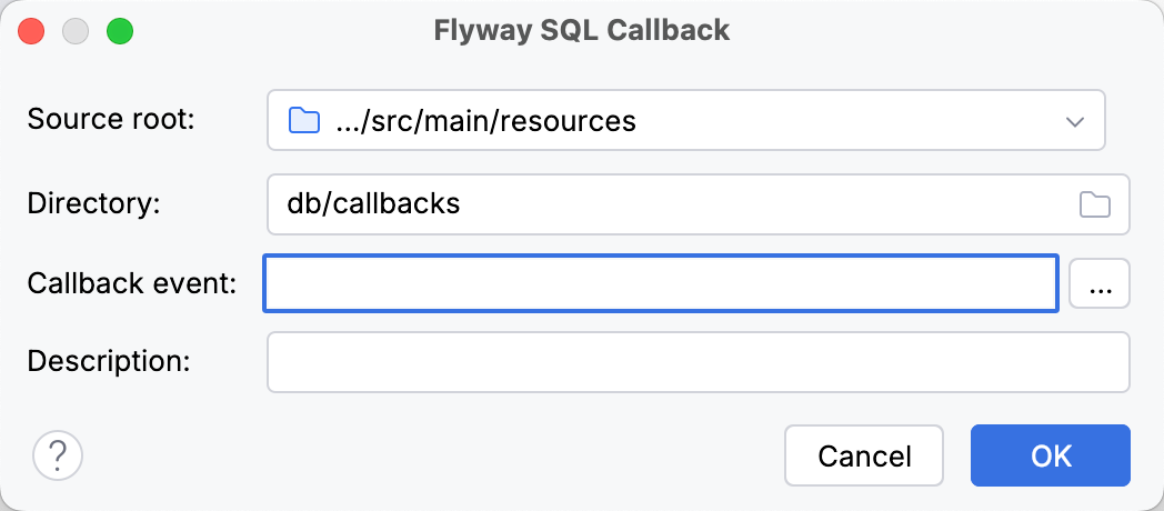Flyway SQL Callback
