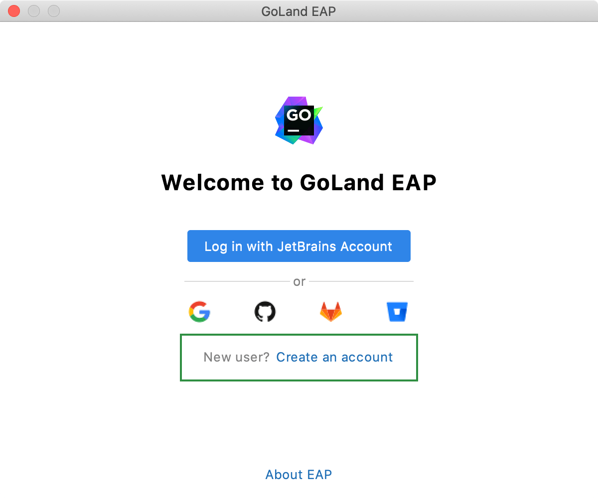 Login with a new account Login with a new account