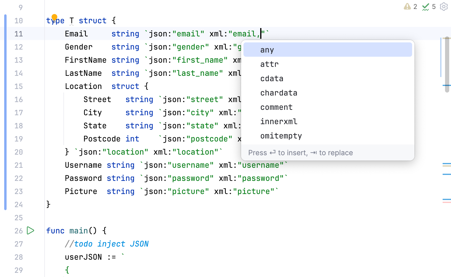 code-completion-json code-completion-json