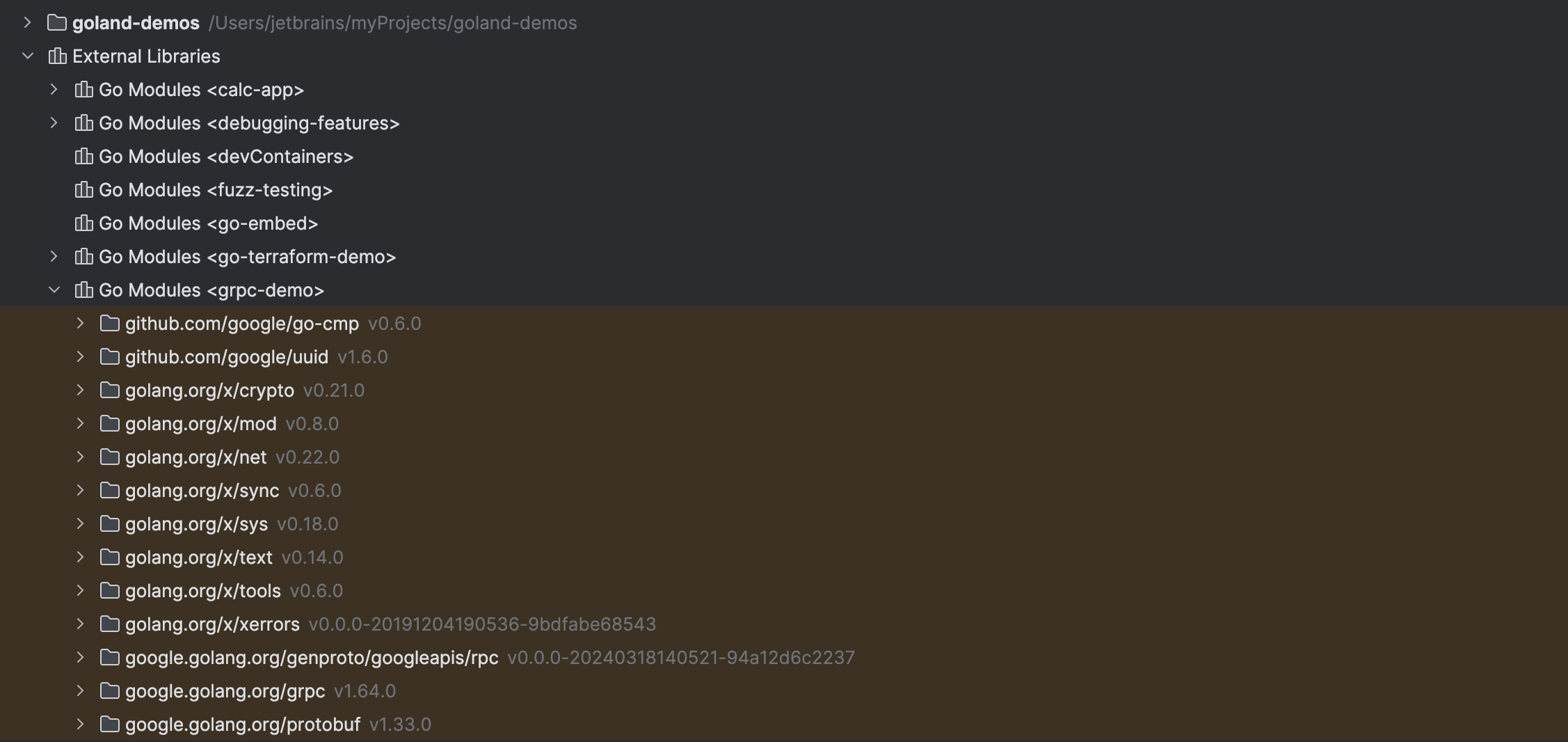Go | GoLand Documentation