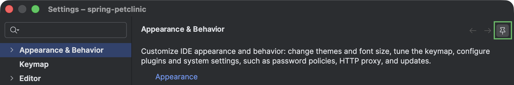 User interface | IntelliJ IDEA Documentation