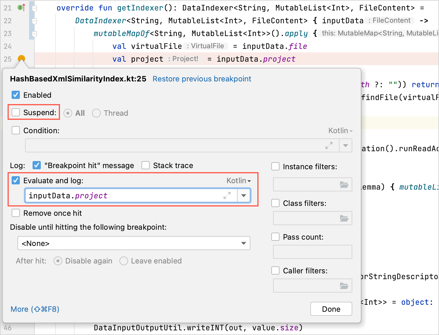 Using method breakpoints Using method breakpoints