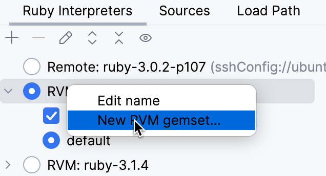 Ruby Interpreters page Ruby Interpreters page