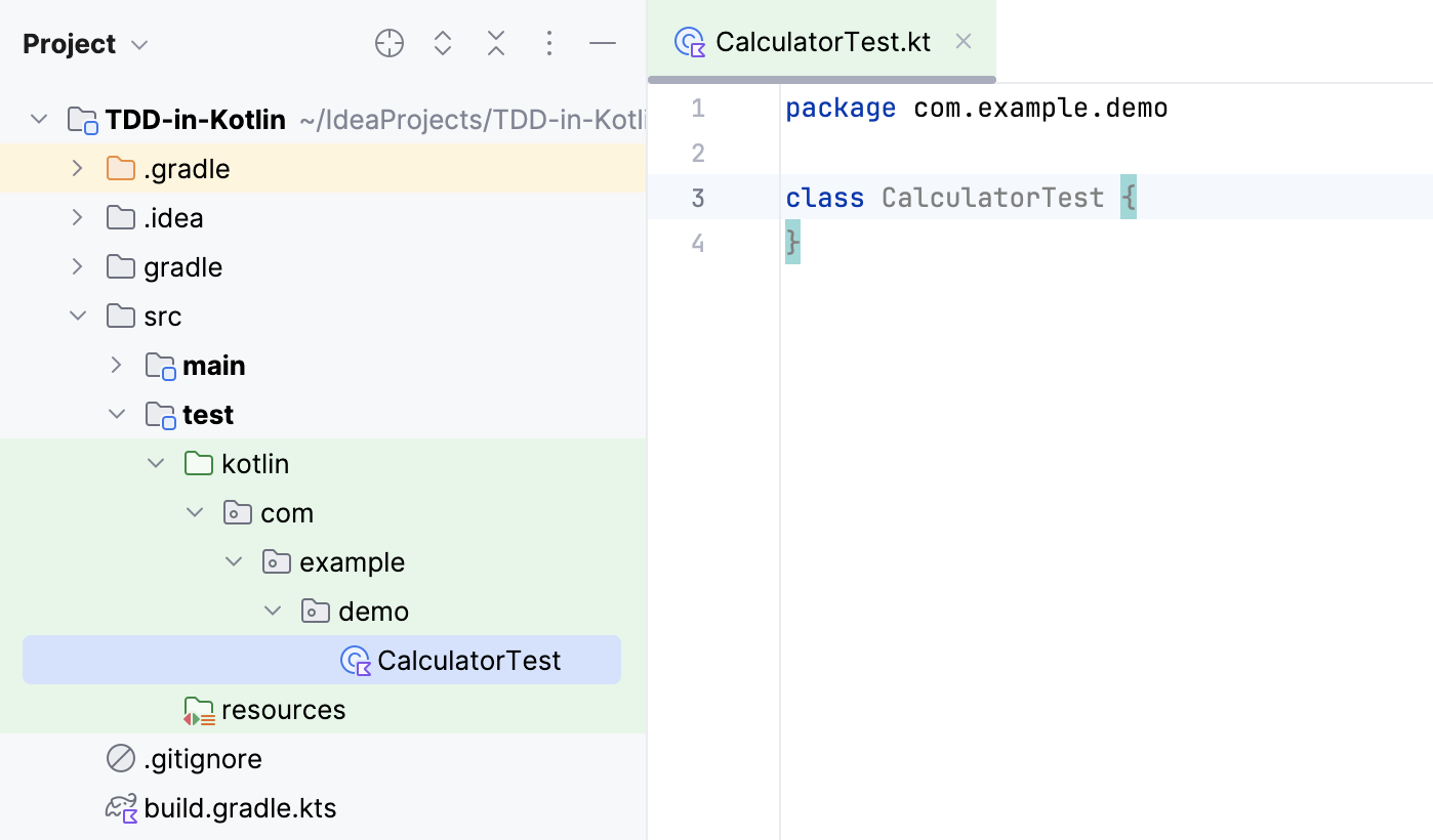 Test class created Test class created
