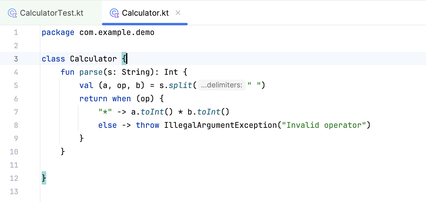 Fixing the code of the method to satisfy test conditions Fixing the code of the method to satisfy test conditions