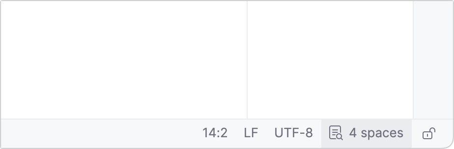 Indentation widget