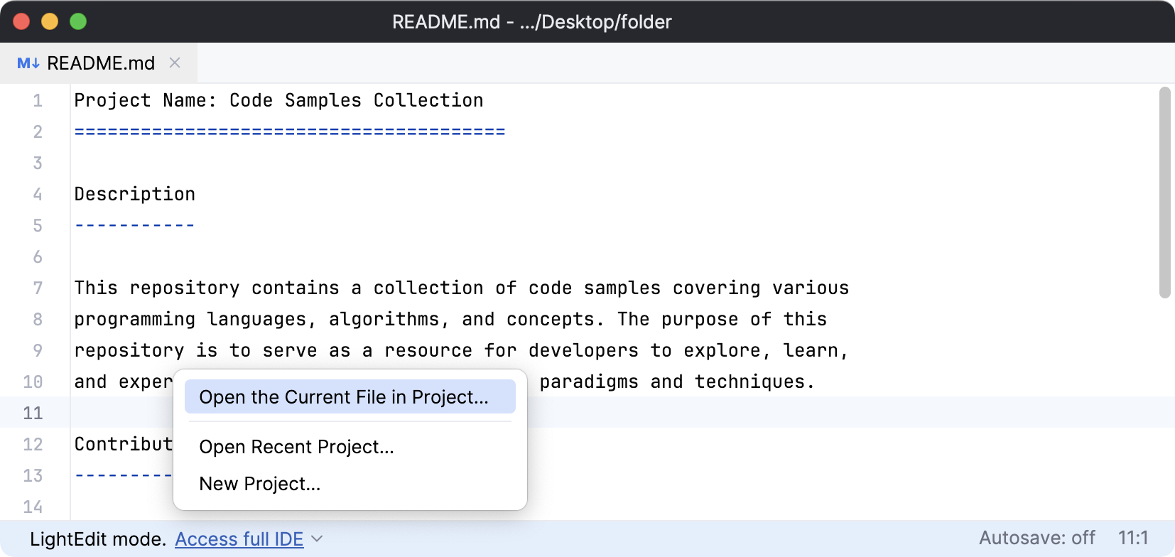 Access full IDE Access full IDE