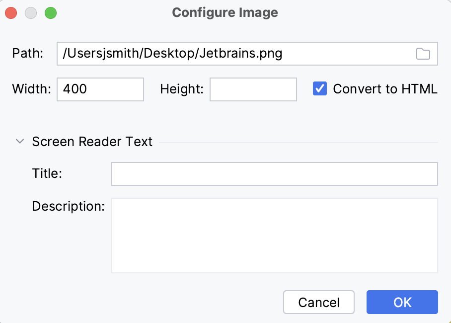 Insert Image with raw HTML Insert Image with raw HTML