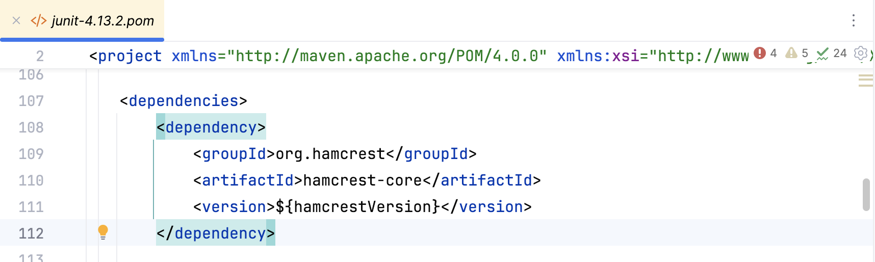 the dependency POM with transitive dependencies the dependency POM with transitive dependencies