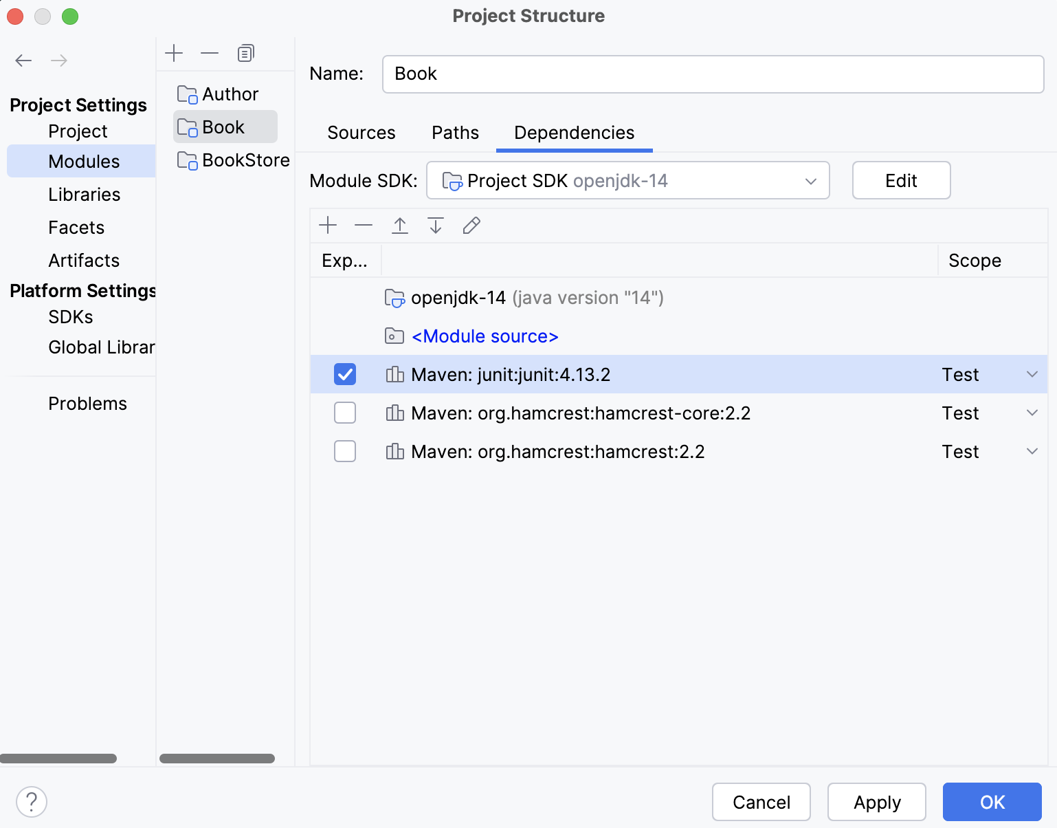the Project Structure dialog the Project Structure dialog