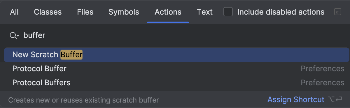 Scratch files | IntelliJ IDEA Documentation