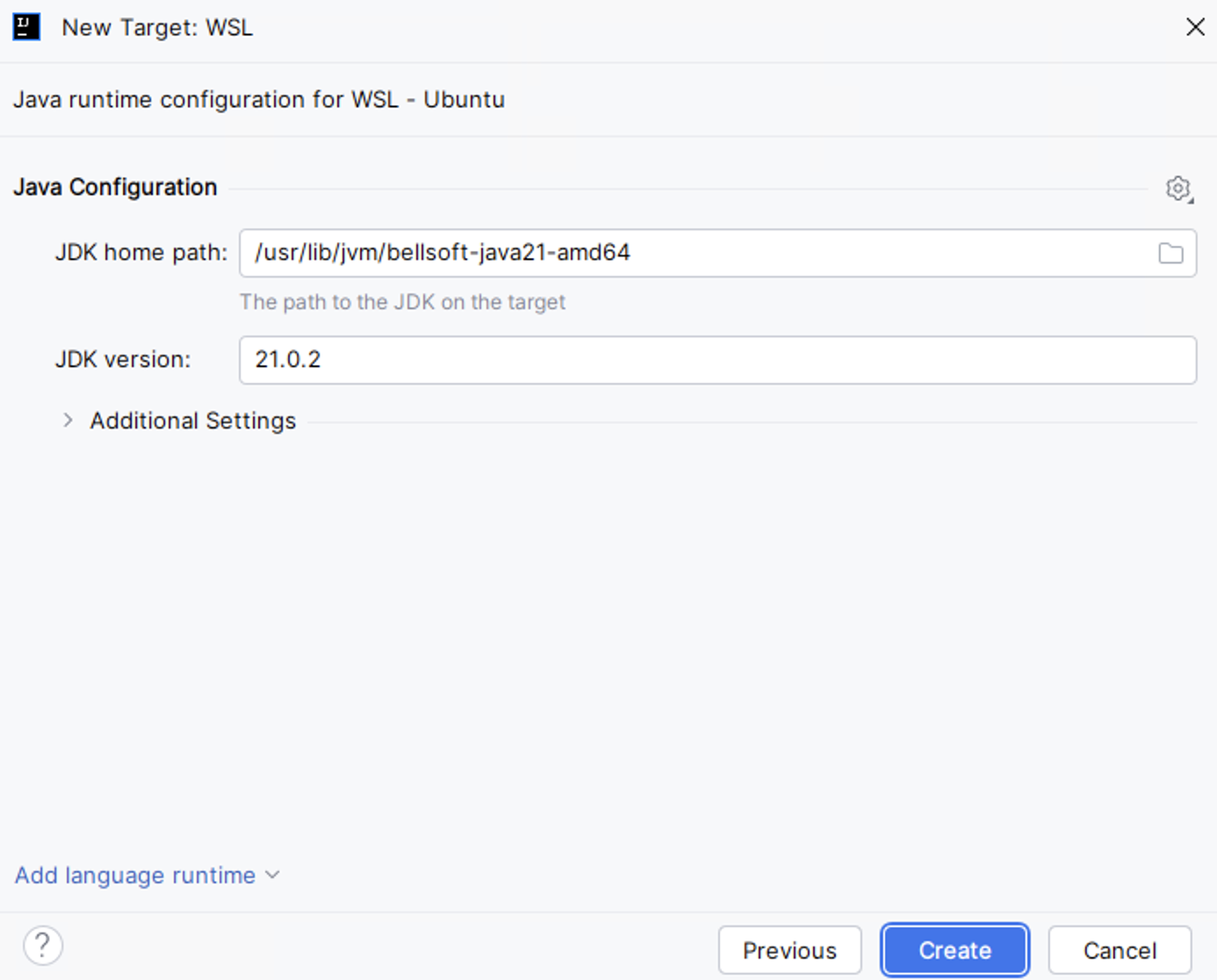 New Target: WSL