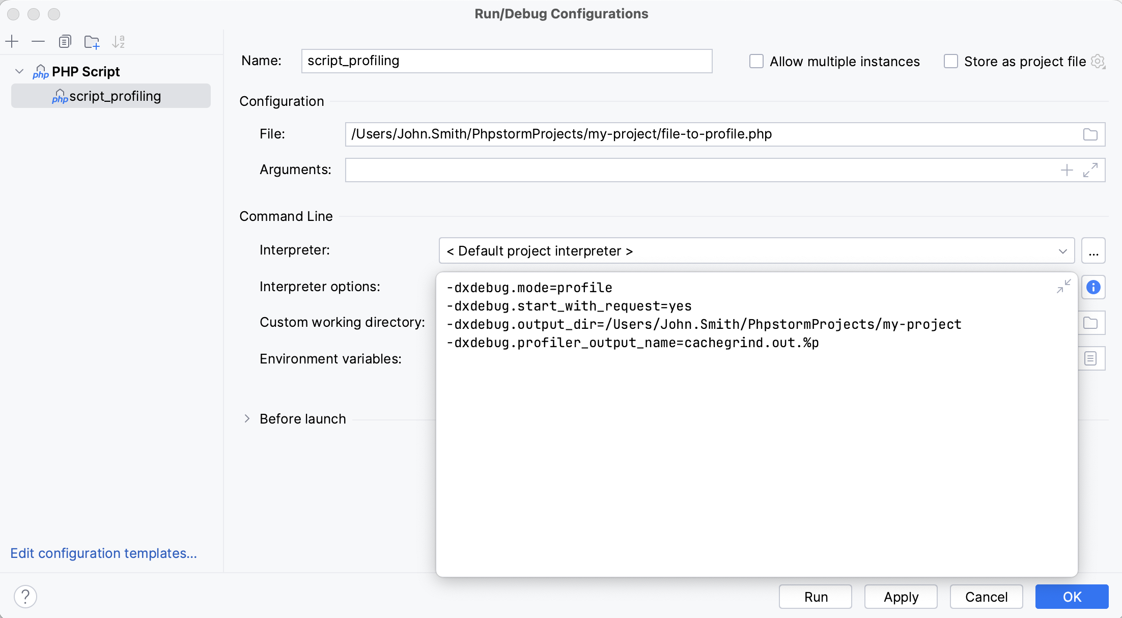 Profile a PHP CLI script Profile a PHP CLI script
