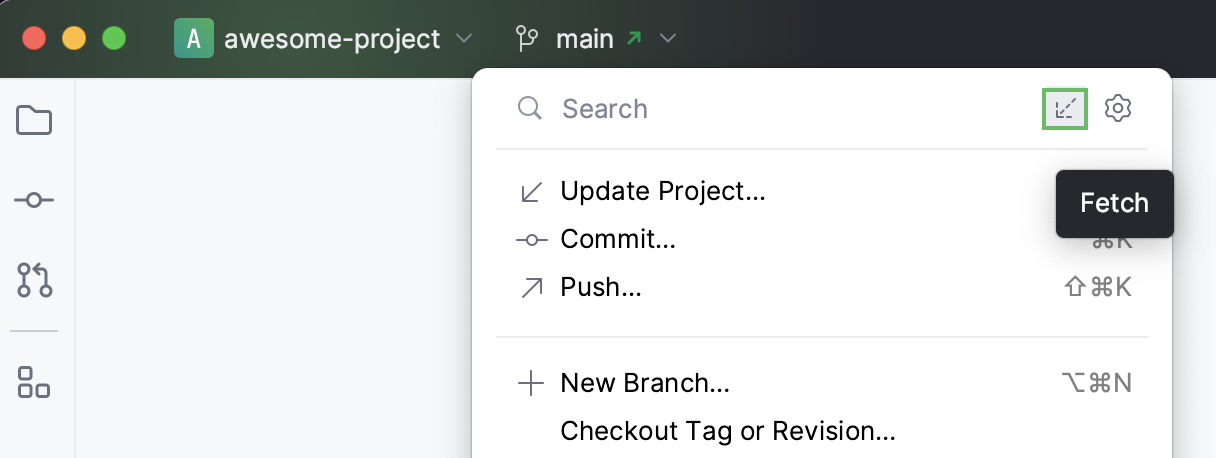 the Fetch icon the Fetch icon