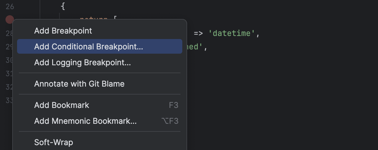 Breakpoints | PhpStorm Documentation