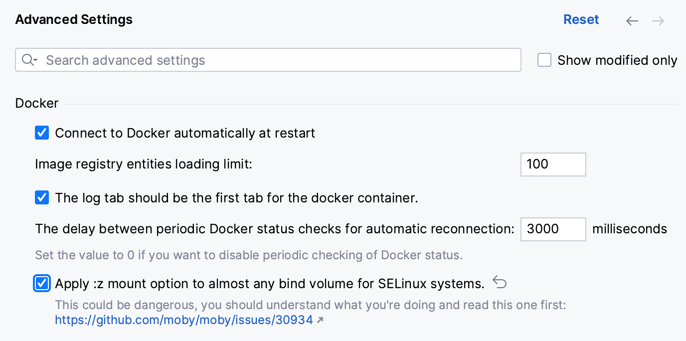 Binding for SELinux systems Binding for SELinux systems