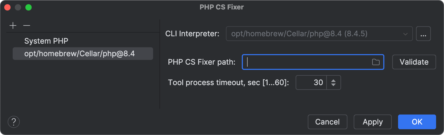 PHP CS Fixer | PhpStorm Documentation