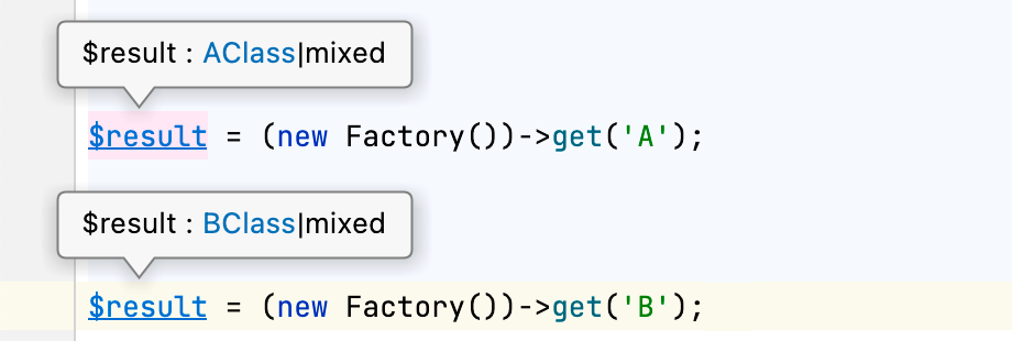 Method return type overridden via literal Method return type overridden via literal