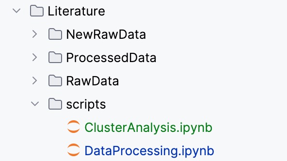 Files with various statuses in the Commit tool window Files with various statuses in the Commit tool window