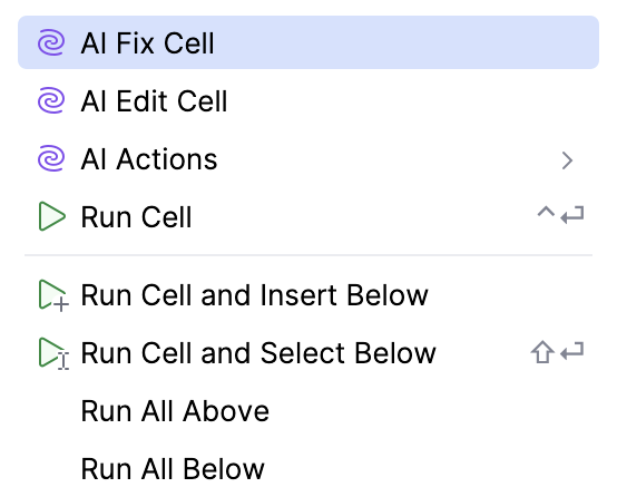 从上下文菜单中选择 Fix Cell 从上下文菜单中选择 Fix Cell