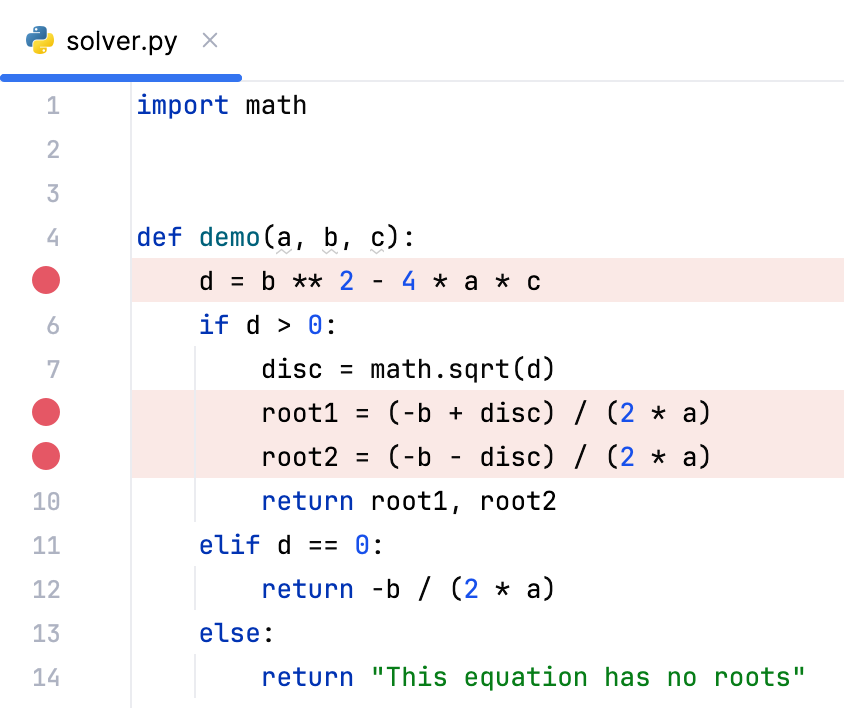 Breakpoints Breakpoints