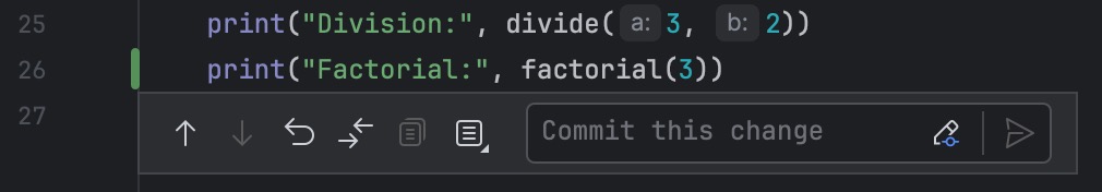 Editor gutter | PyCharm Documentation